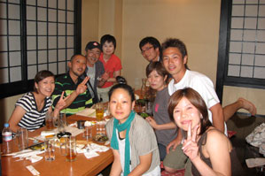dinner with students