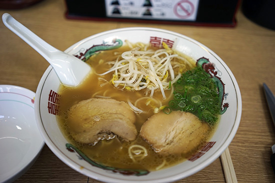 Chinese noodles in soup